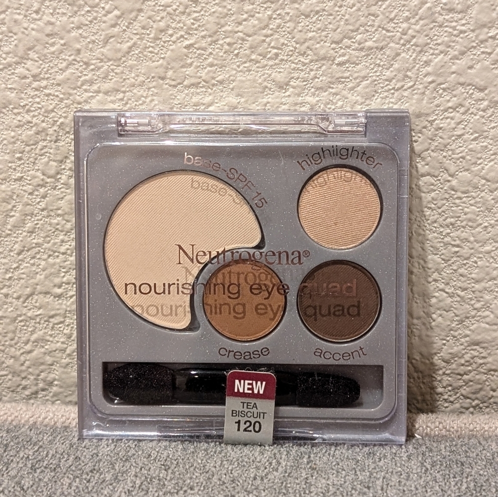 Rare Neutrogena Nourishing Eye Quad  # 120 Tea Biscuit NEW  SEALED Discontinued
